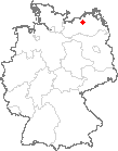 Karte Weitendorf bei Güstrow